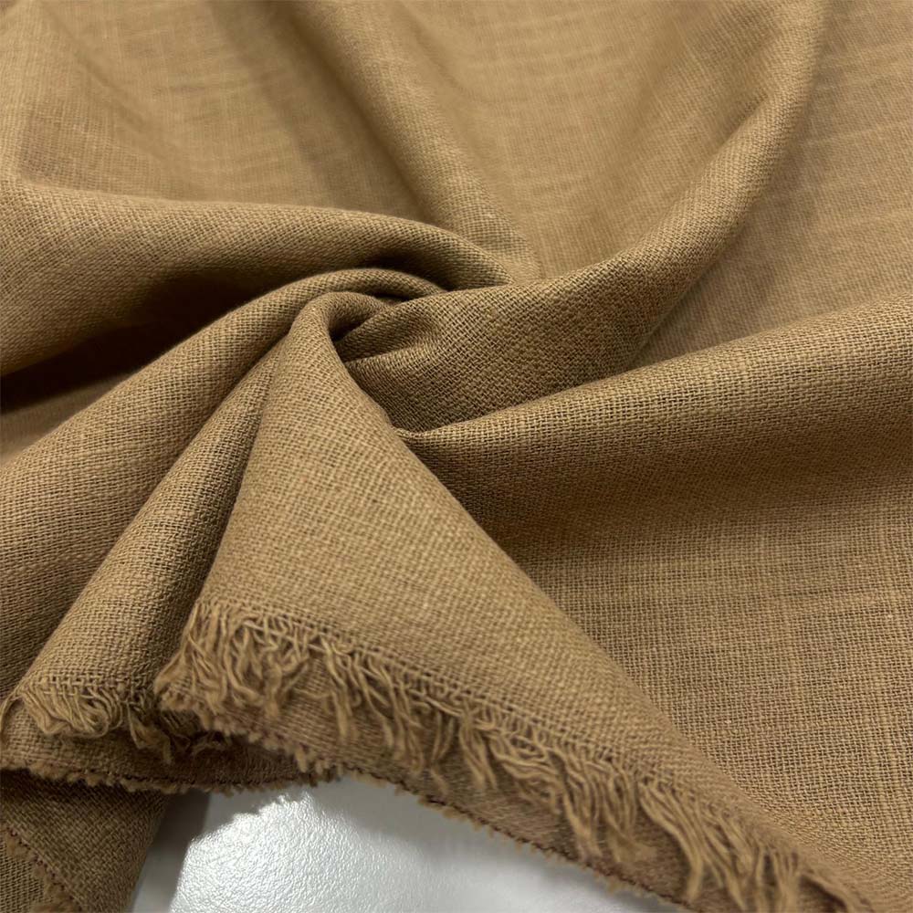 Pamuk Keten Kumaş Açık Kahverengi Pamuk Keten Kumaş Açık Kahverengi