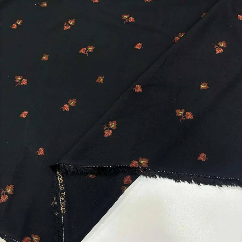 Desenli Belmando Viskon Kumaş