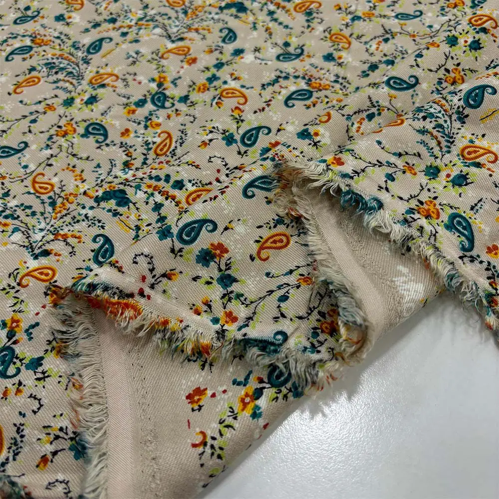 Desenli Belmando Viskon Kumaş