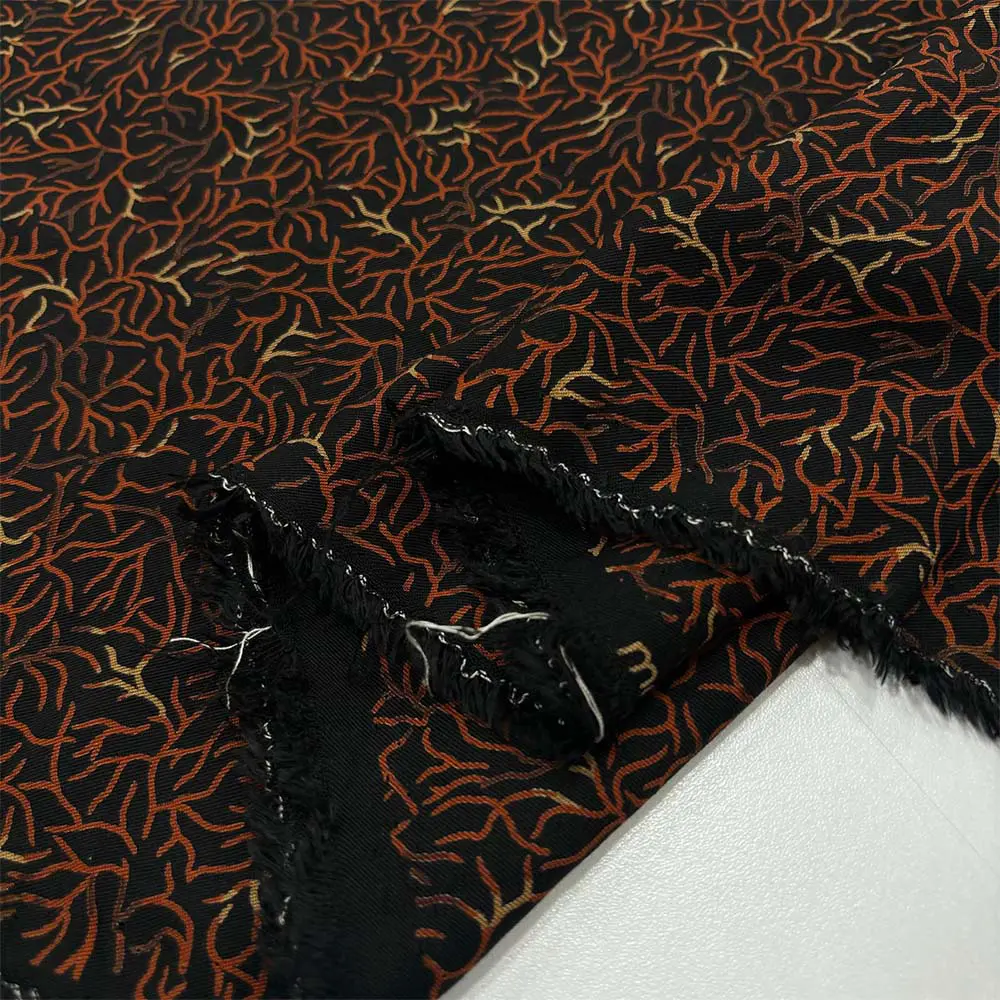 Desenli Belmando Viskon Kumaş