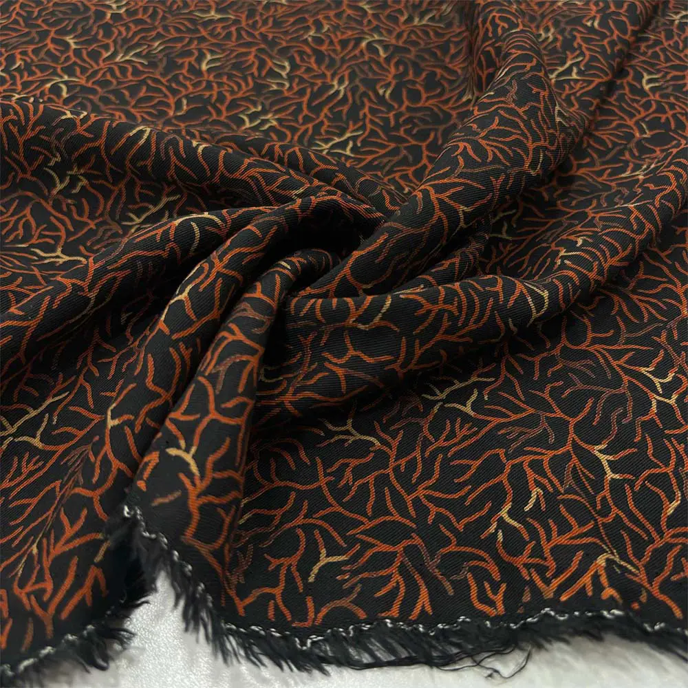 Desenli Belmando Viskon Kumaş