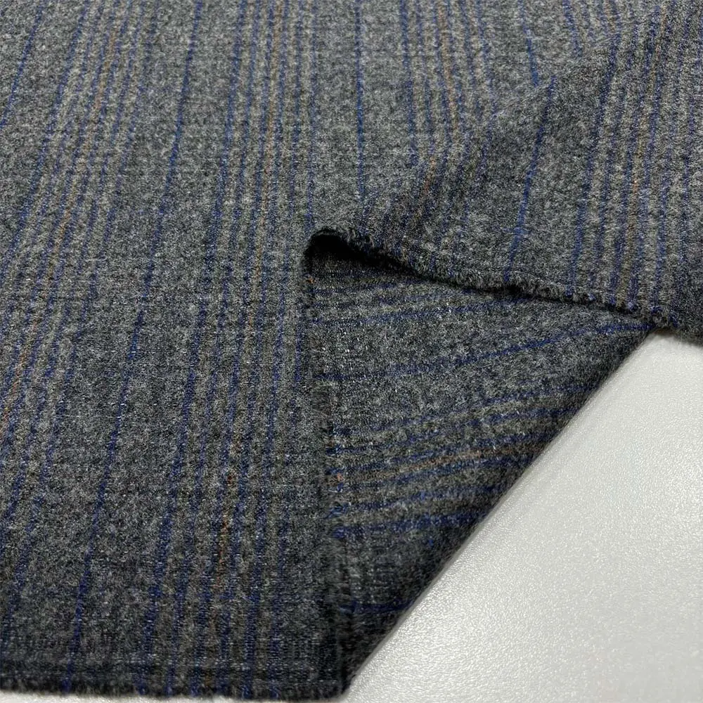 Ekose Flanel Kumaş Gri