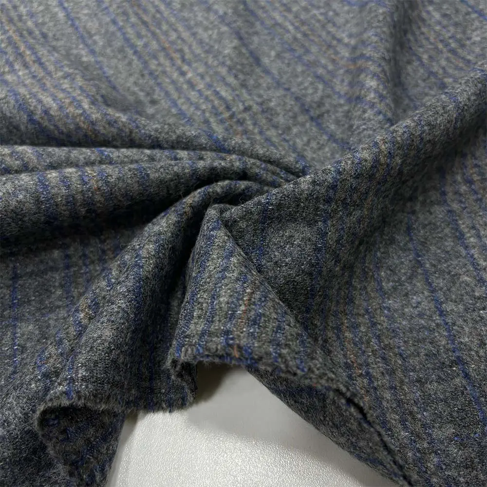 Ekose Flanel Kumaş Gri