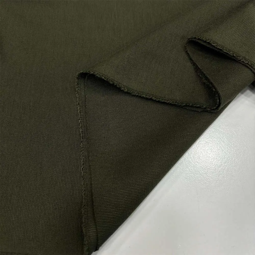 Çelik Penye Kumaş Koyu Haki Yeşil