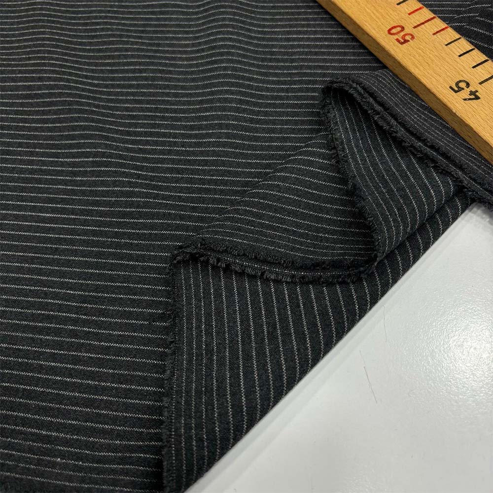 Çizgili Poliviskon Kumaş Füme