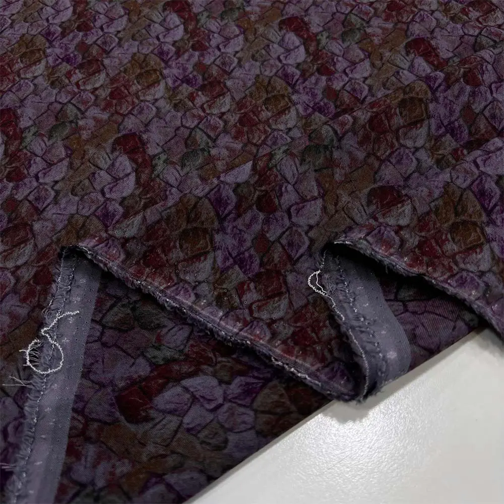 Desenli Belmando Viskon Kumaş