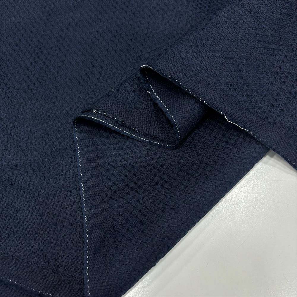 Dokulu Gabardin Kumaş Lacivert