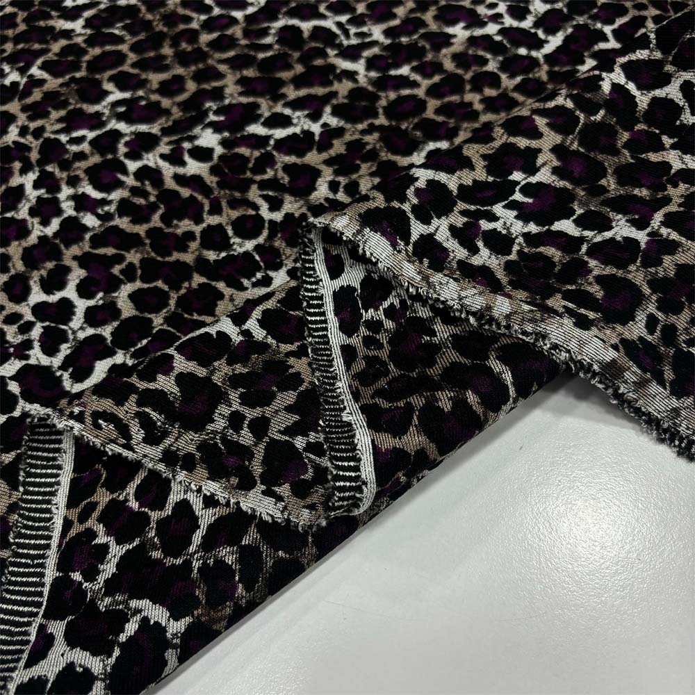 Leopar Triko Penye Kumaş Leopar Triko Penye Kumaş