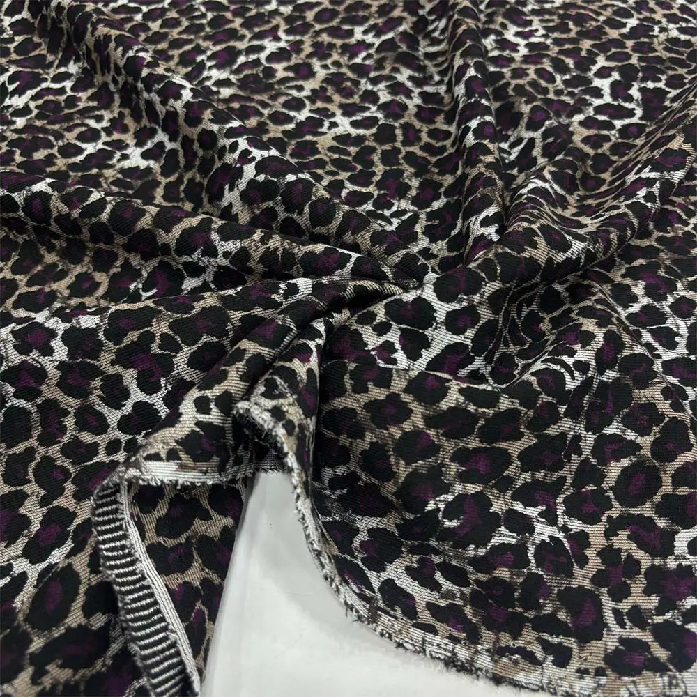 Leopar Triko Penye Kumaş Leopar Triko Penye Kumaş
