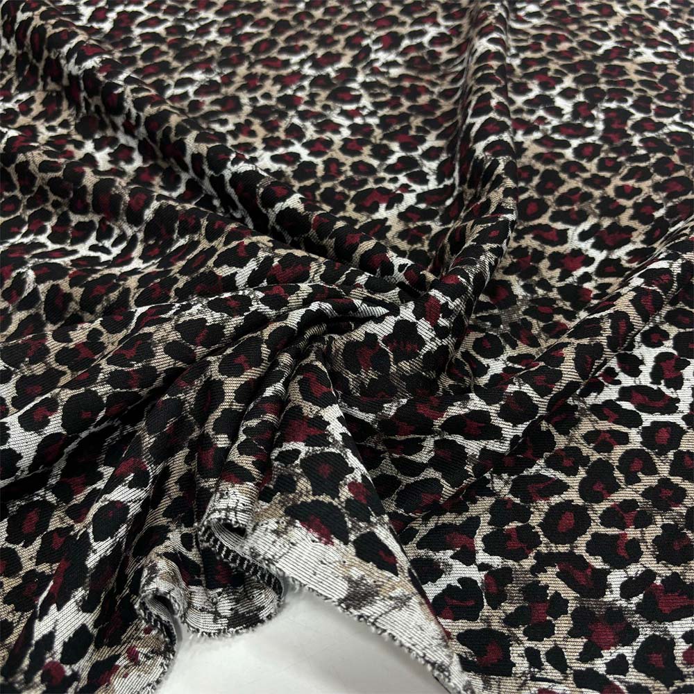 Leopar Triko Penye Kumaş Leopar Triko Penye Kumaş