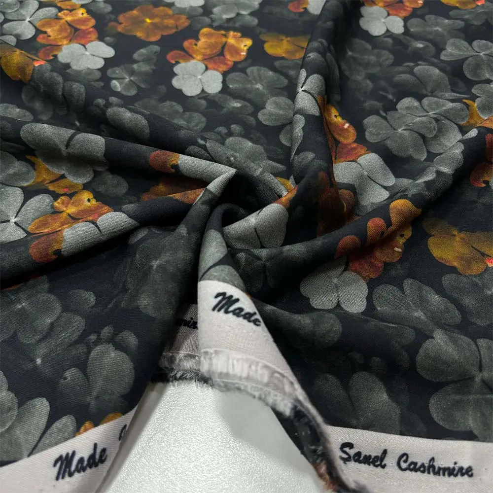 Desenli Belmando Viskon Kumaş