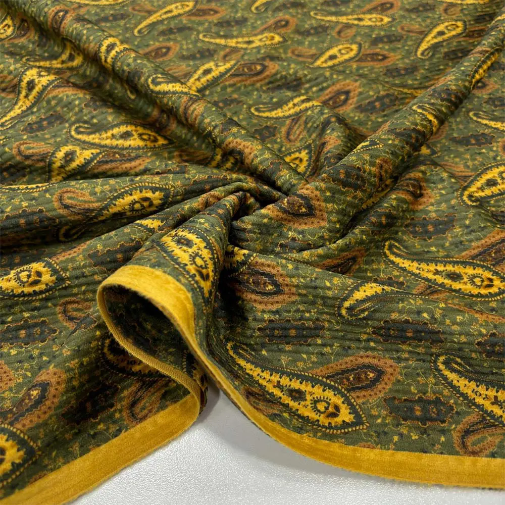 Desenli Fitilli Kadife Kumaş Desenli Fitilli Kadife Kumaş