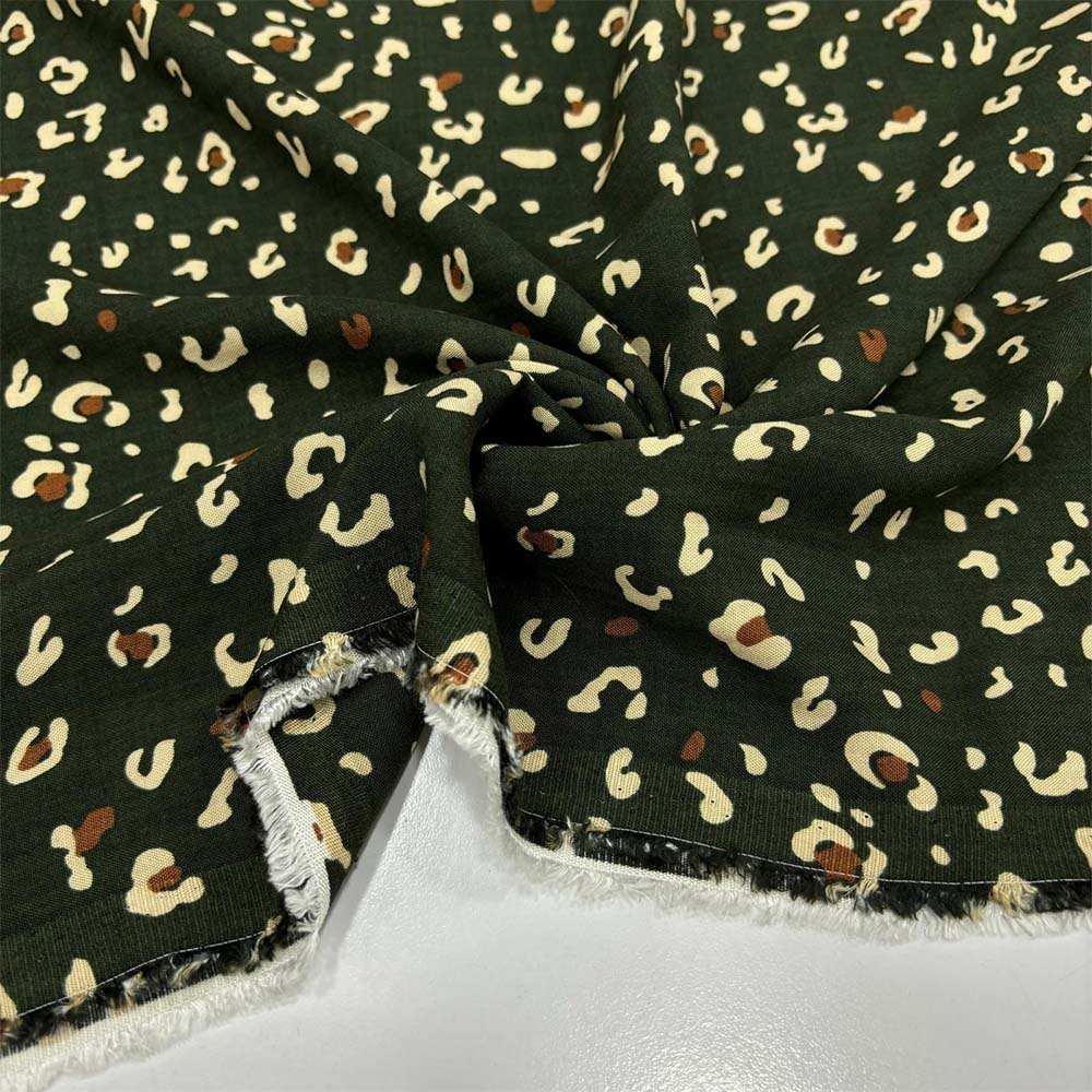 Desenli Viskon Kumaş