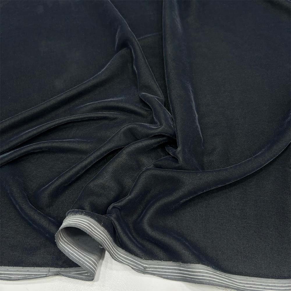 İpek Kadife Kumaş Gri