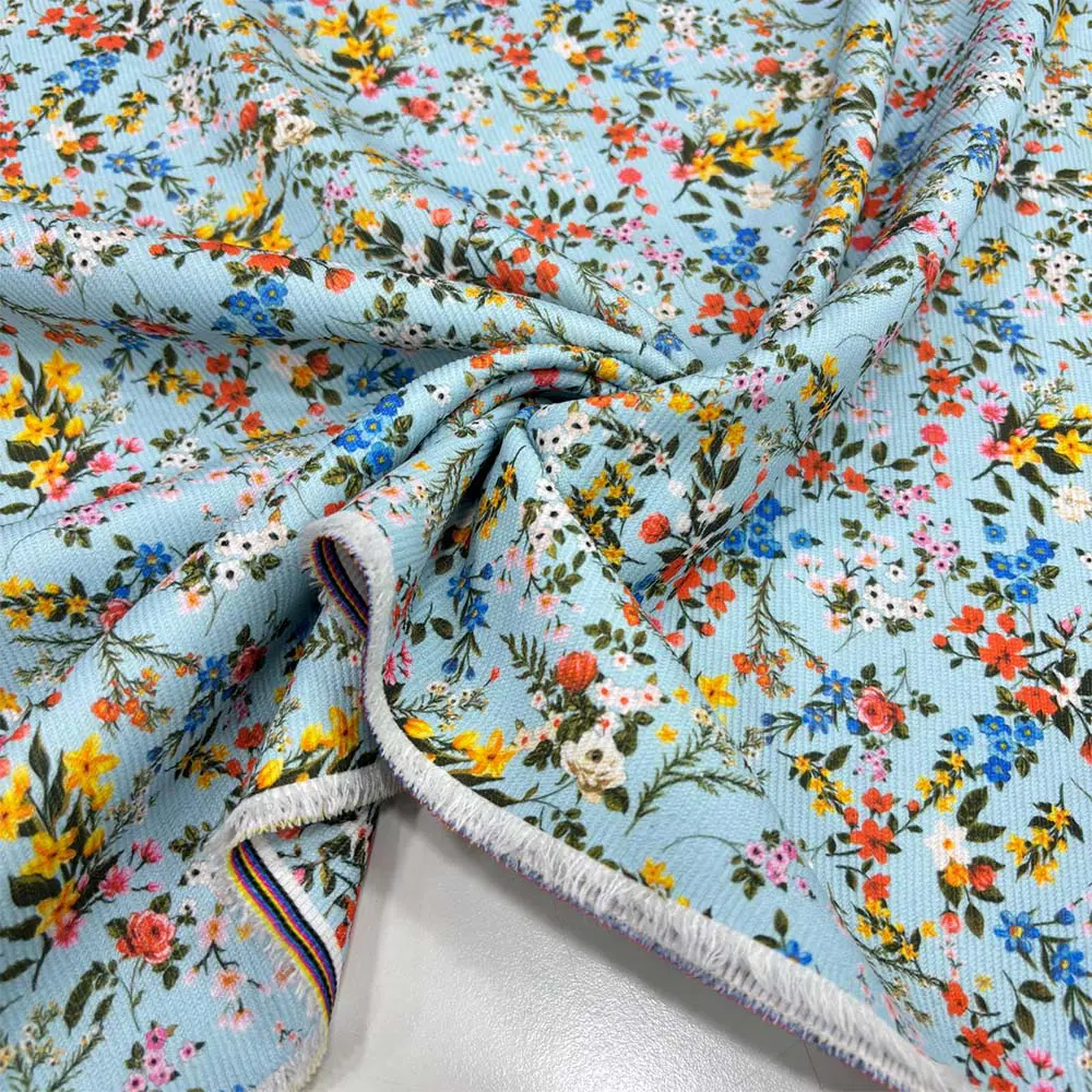 Desenli Fitilli Kadife Kumaş Desenli Fitilli Kadife Kumaş