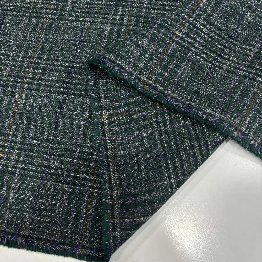 Ekose Flanel Kumaş Yeşil