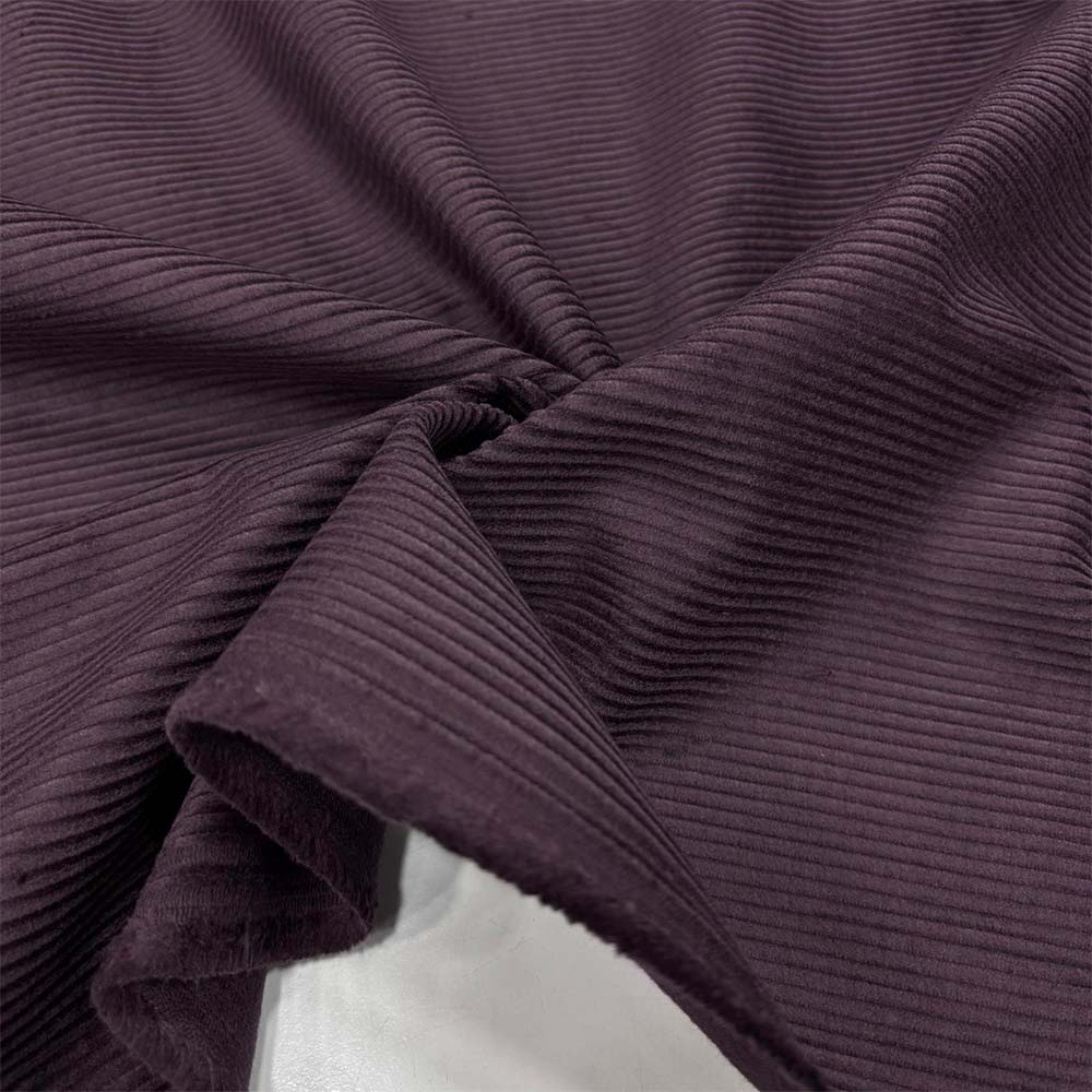 Fitilli Kadife Kumaş Mürdüm Fitilli Kadife Kumaş Mürdüm