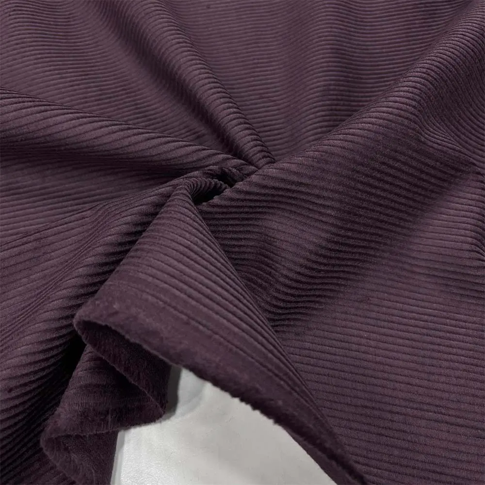 Fitilli Kadife Kumaş Mürdüm Fitilli Kadife Kumaş Mürdüm