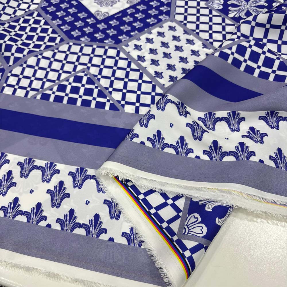 İpek Desenli Saten Kumaş