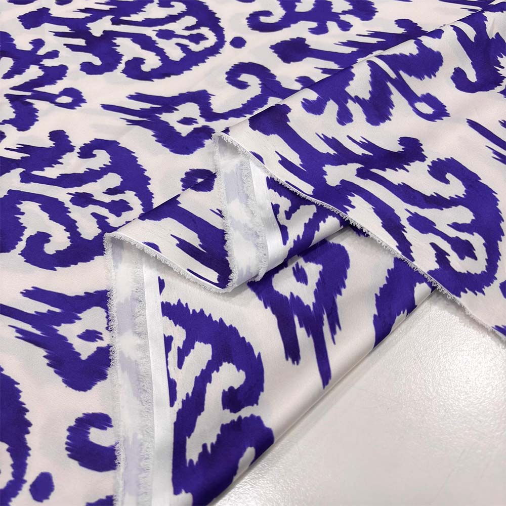 İpek Desenli Saten Kumaş