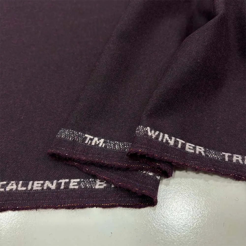 Yün Flanel Kumaş Mürdüm