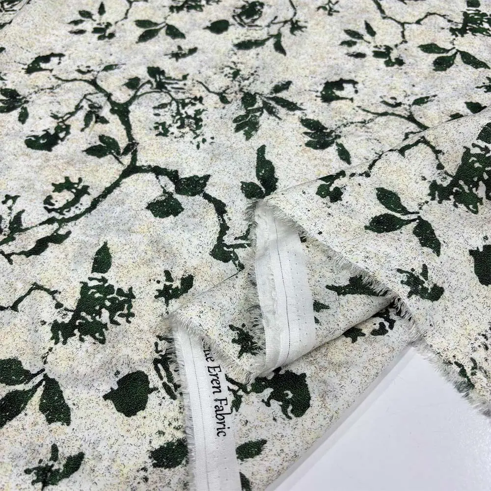 Desenli İpek Vual Kumaş Desenli İpek Vual Kumaş