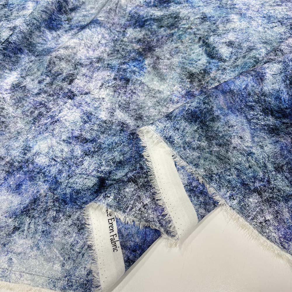 Desenli İpek Vual Kumaş Desenli İpek Vual Kumaş