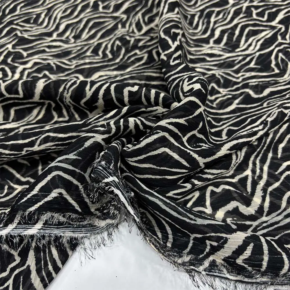 Desenli Şifon Kumaş