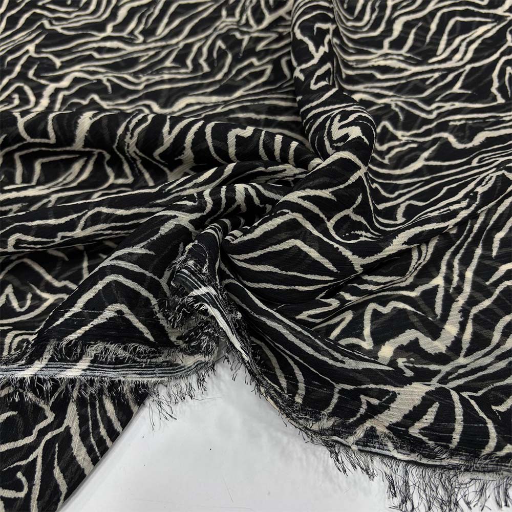 Desenli Şifon Kumaş Desenli Şifon Kumaş