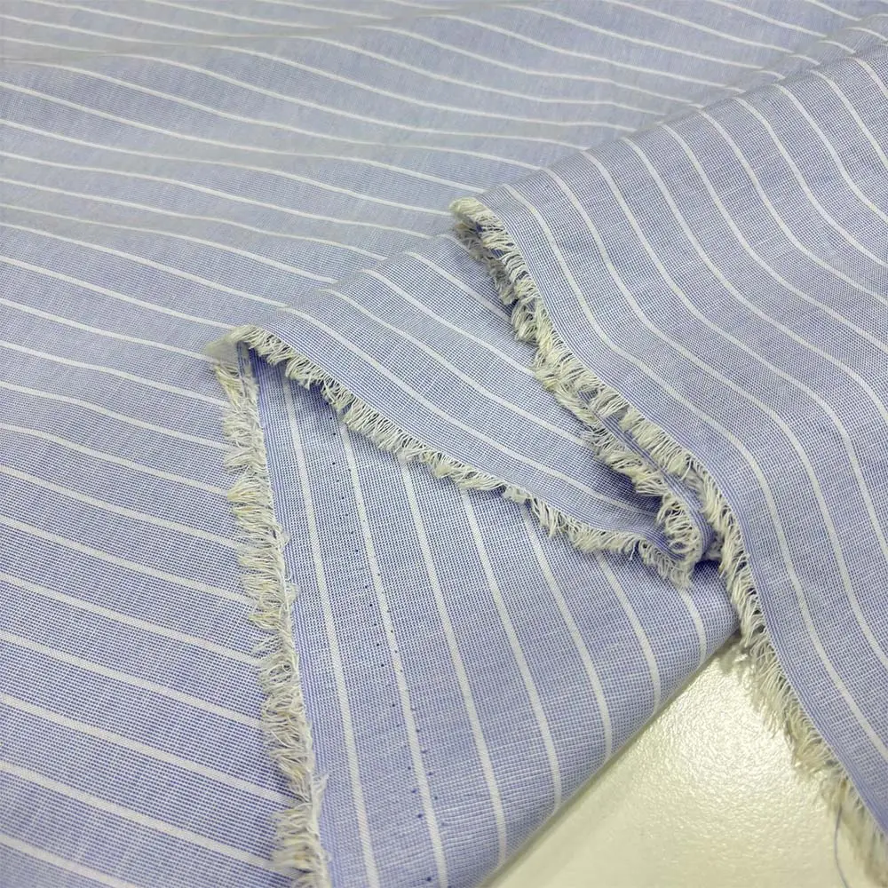 Çizgili Poplin Kumaş