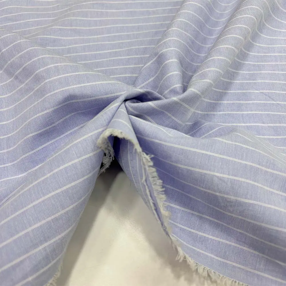 Çizgili Poplin Kumaş