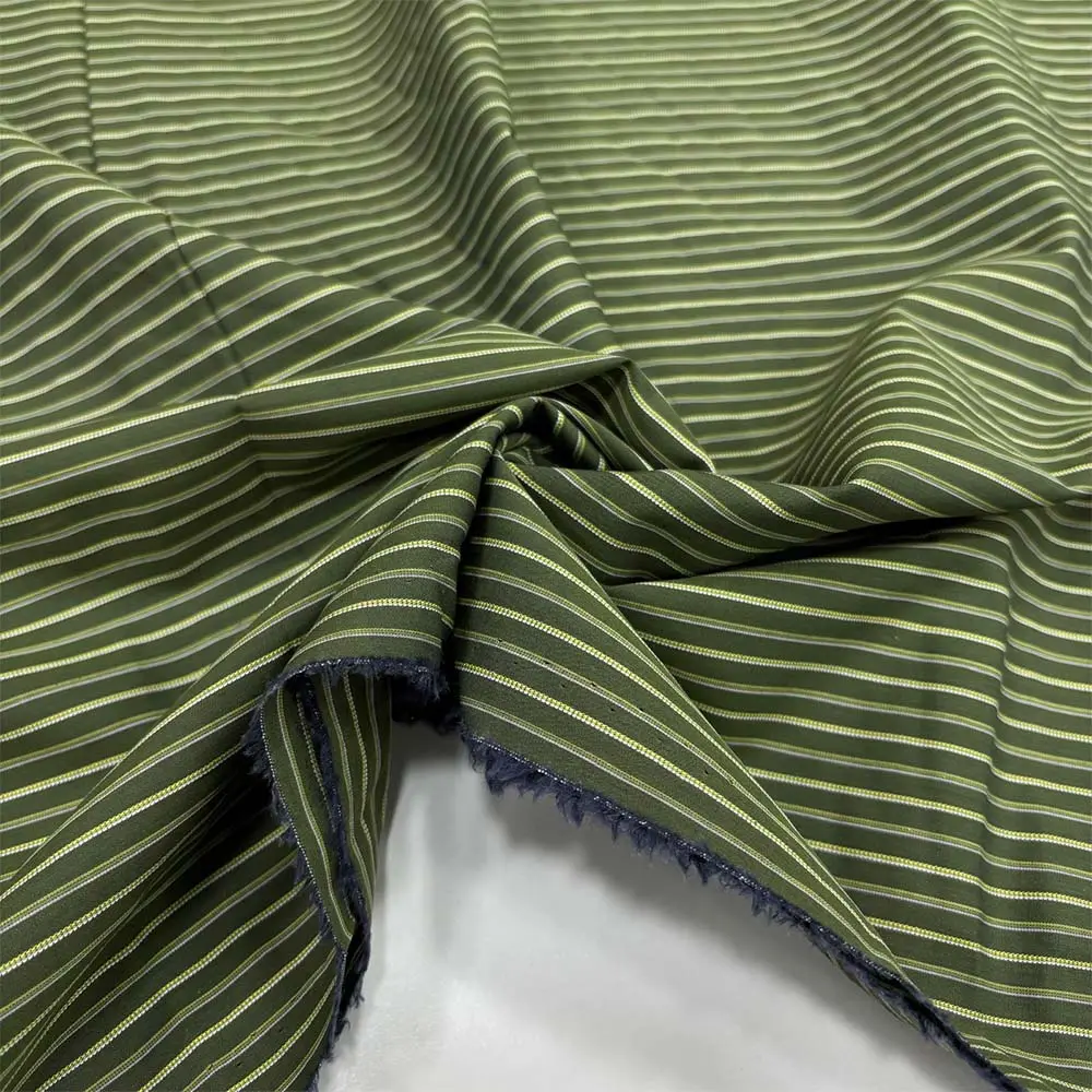 Çizgili Poplin Kumaş Çizgili Poplin Kumaş