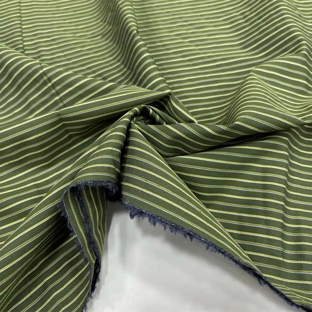 Çizgili Poplin Kumaş Çizgili Poplin Kumaş