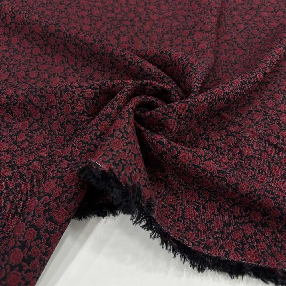 Desenli Belmando Viskon Kumaş