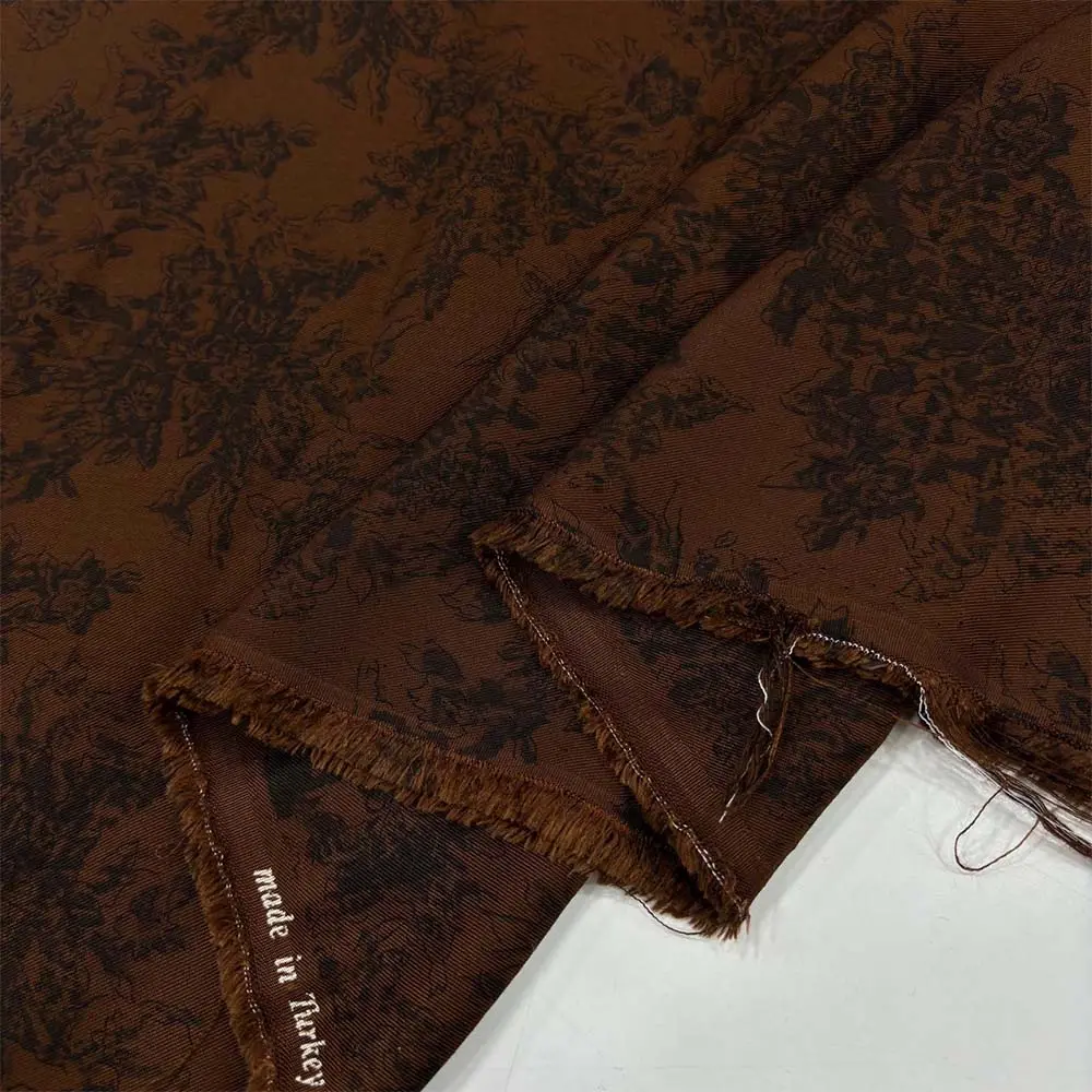 Desenli Belmando Viskon Kumaş