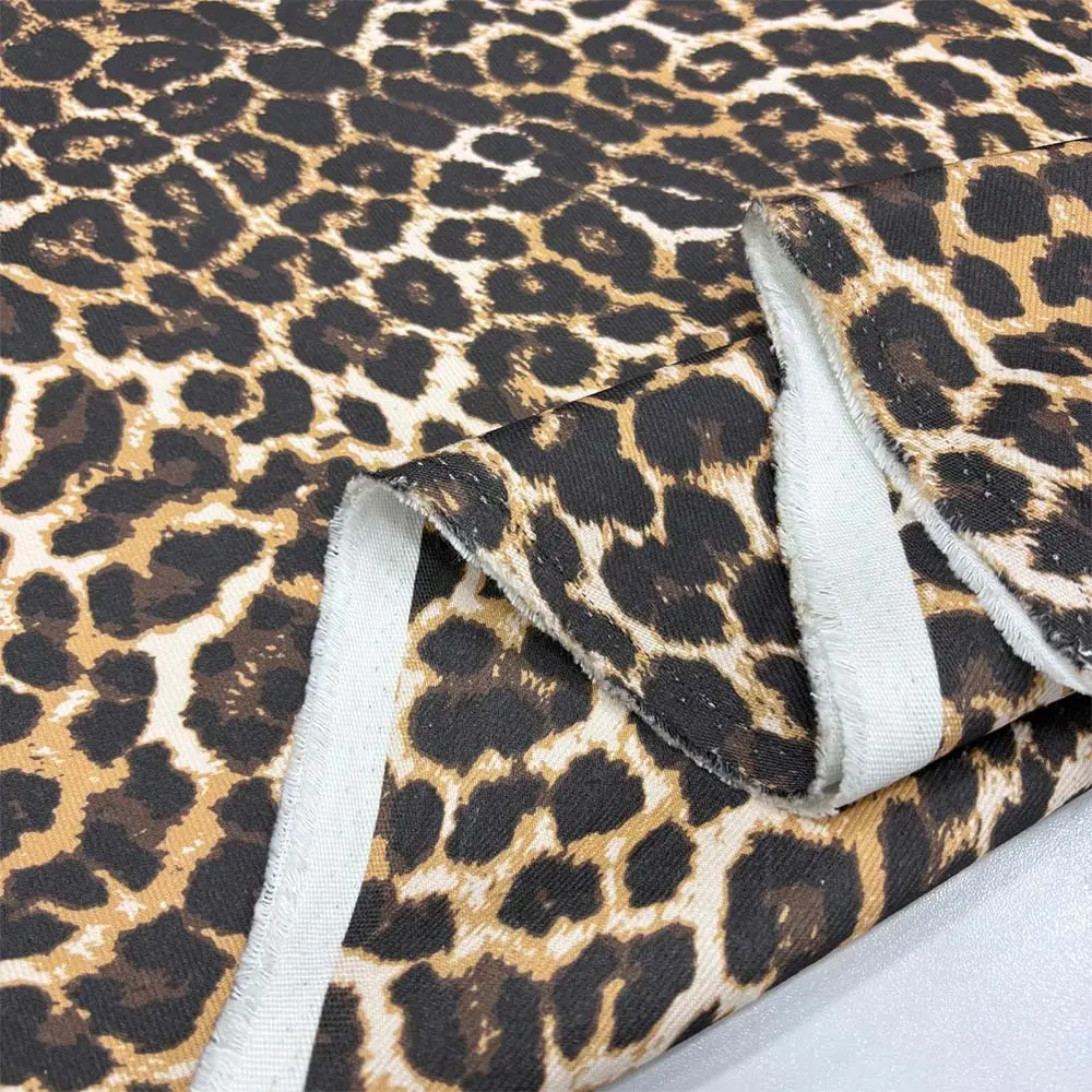 Desenli Kot Kumaş Leopar Desenli Kot Kumaş Leopar