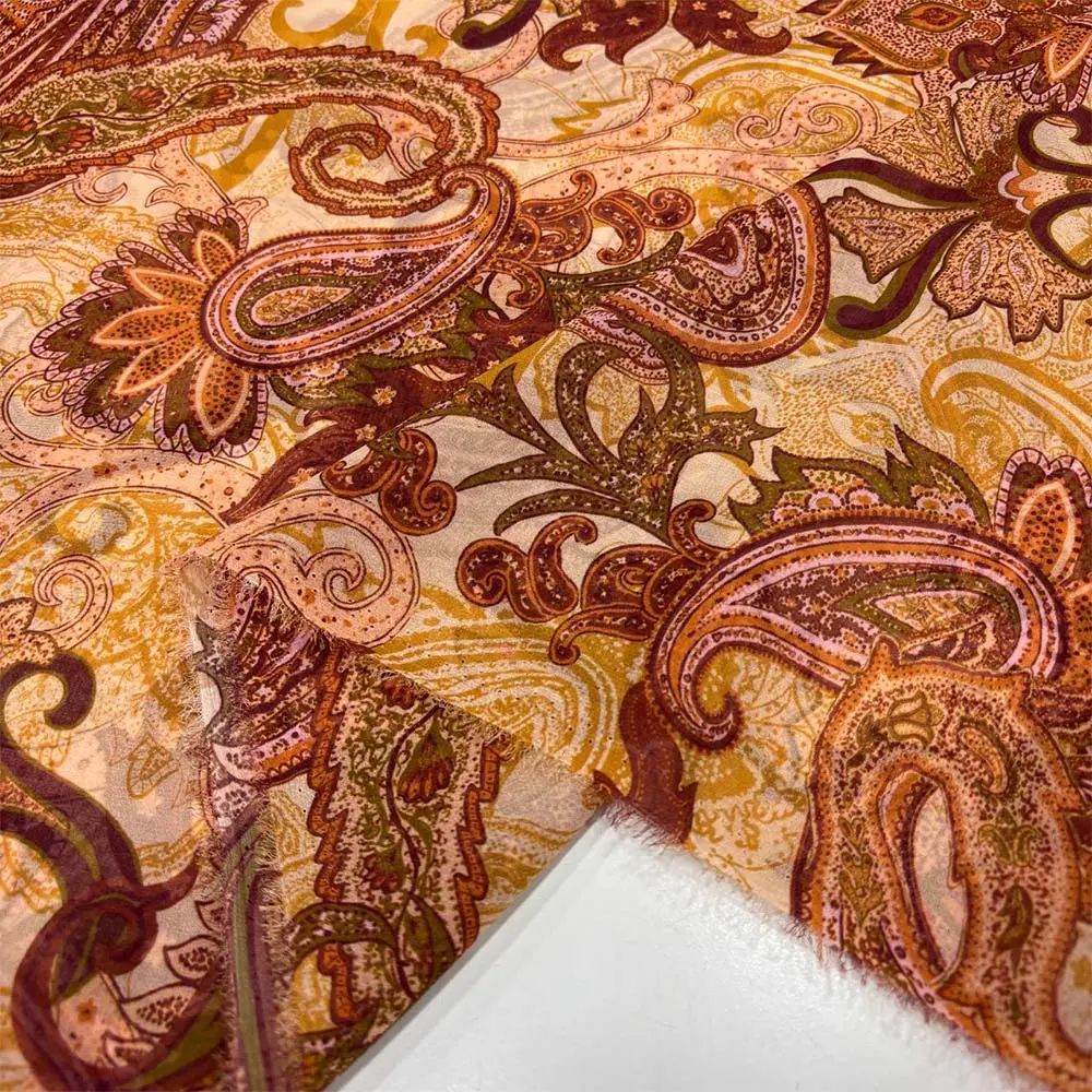 Desenli Şifon Kumaş