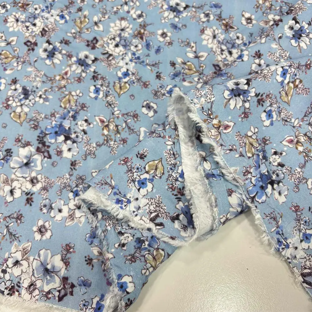 Desenli Viskon Kumaş