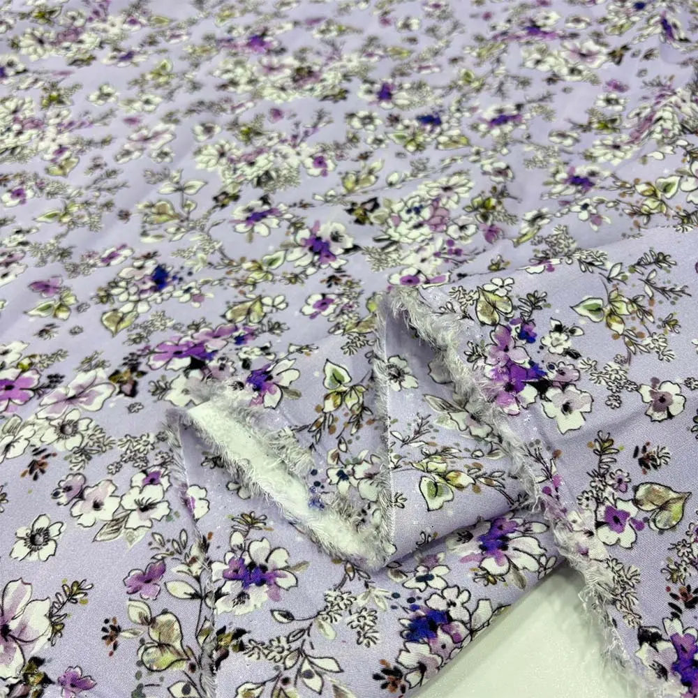 Desenli Viskon Kumaş