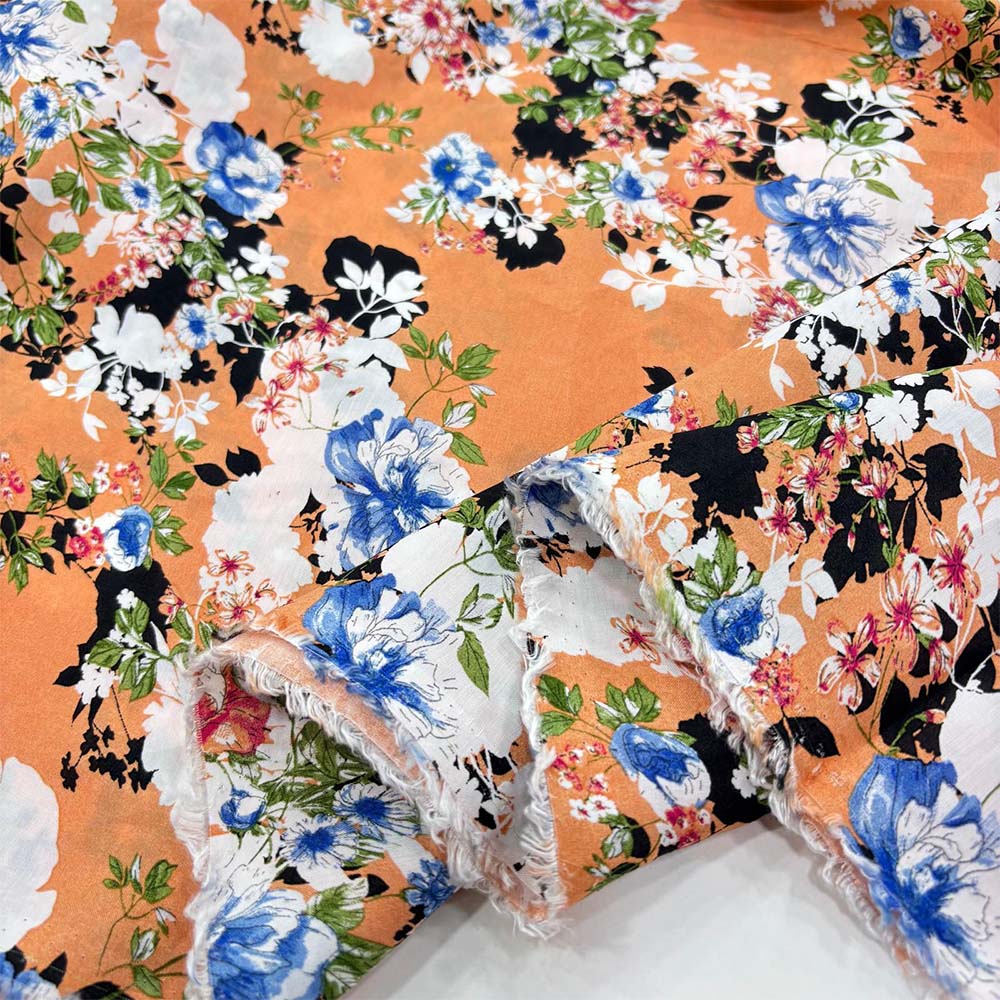 Desenli Viskon Vual Kumaş Desenli Viskon Vual Kumaş