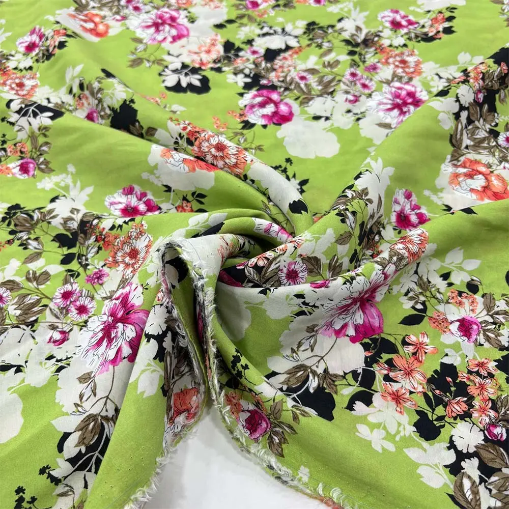 Desenli Viskon Vual Kumaş Desenli Viskon Vual Kumaş