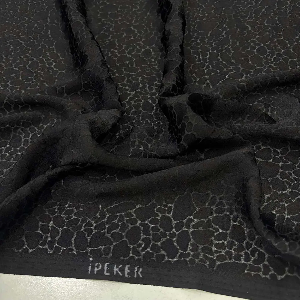 İpeker Yakma Jakar Kumaş