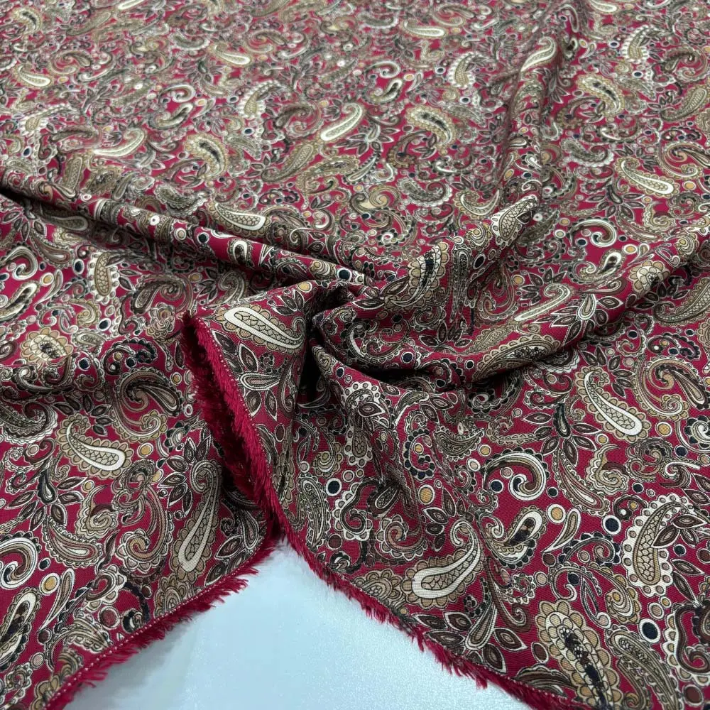 Desenli Belmando Viskon Kumaş