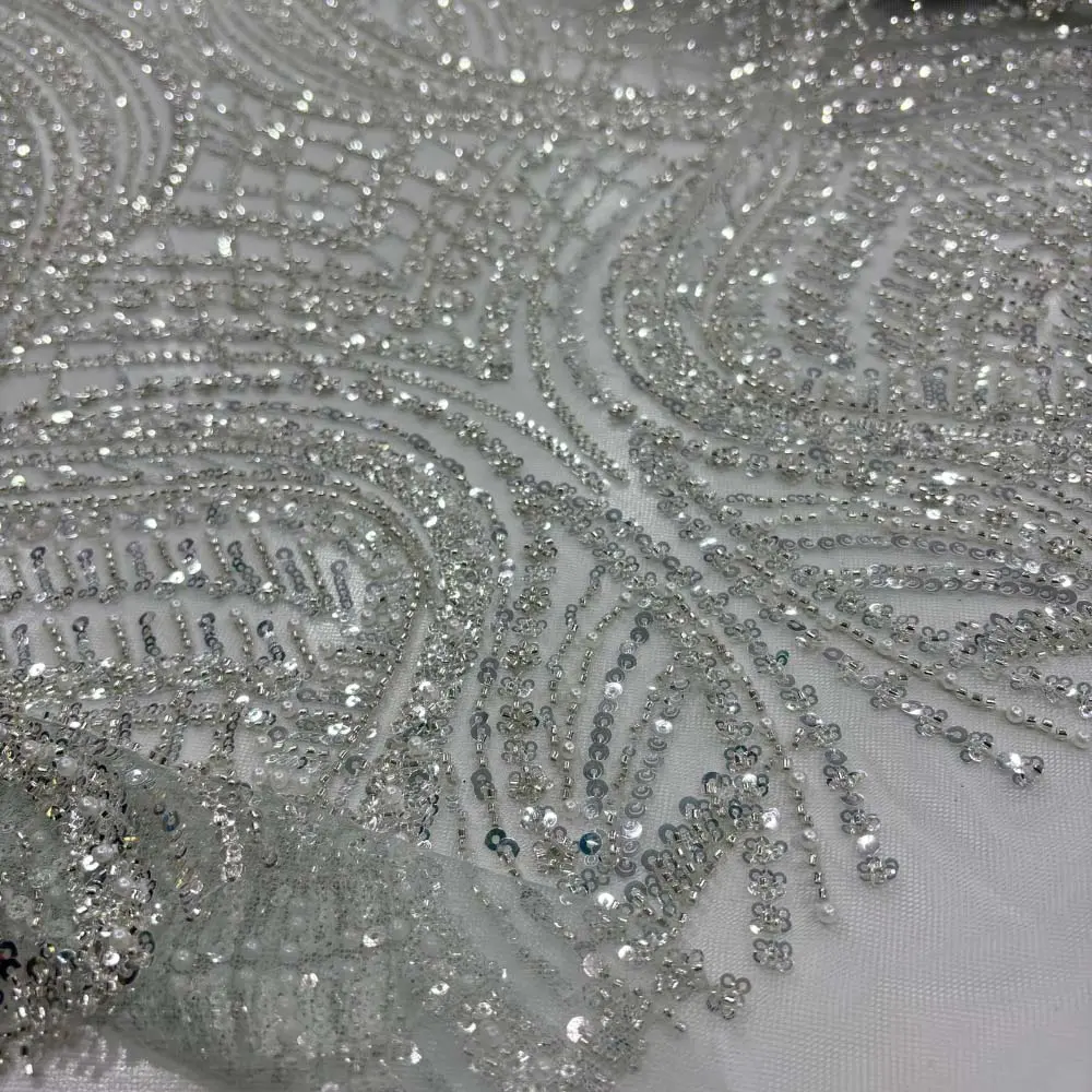 Taşlı Dantel Kumaş Açık Su Yeşili Taşlı Dantel Kumaş Açık Su Yeşili