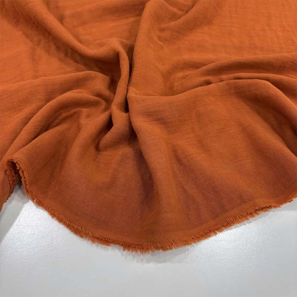 Çift Kat Müslin Kumaş Açık Taba