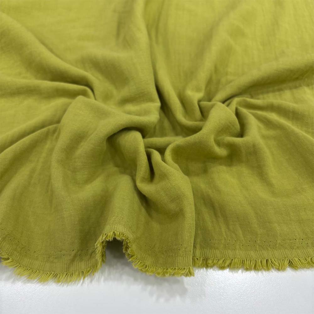 Çift Kat Müslin Kumaş Yeşil
