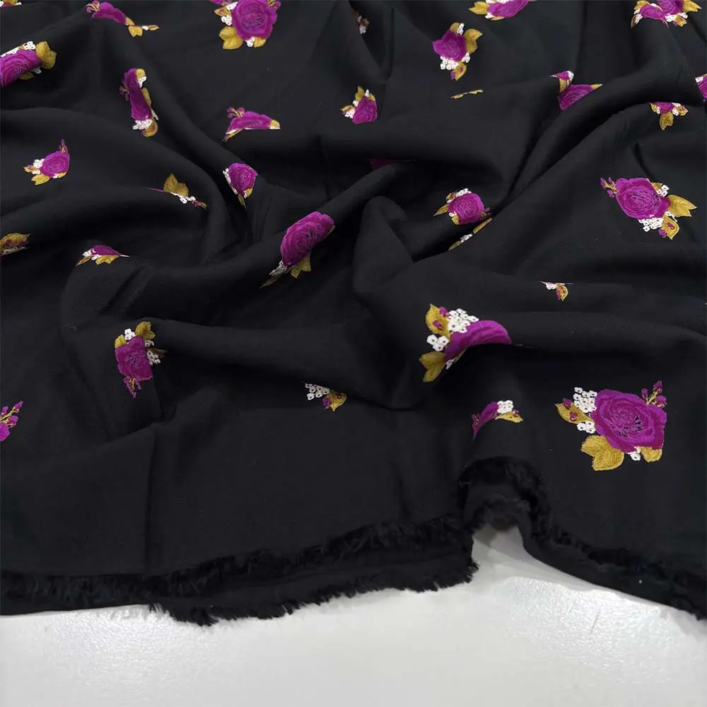 Desenli Belmando Viskon Kumaş