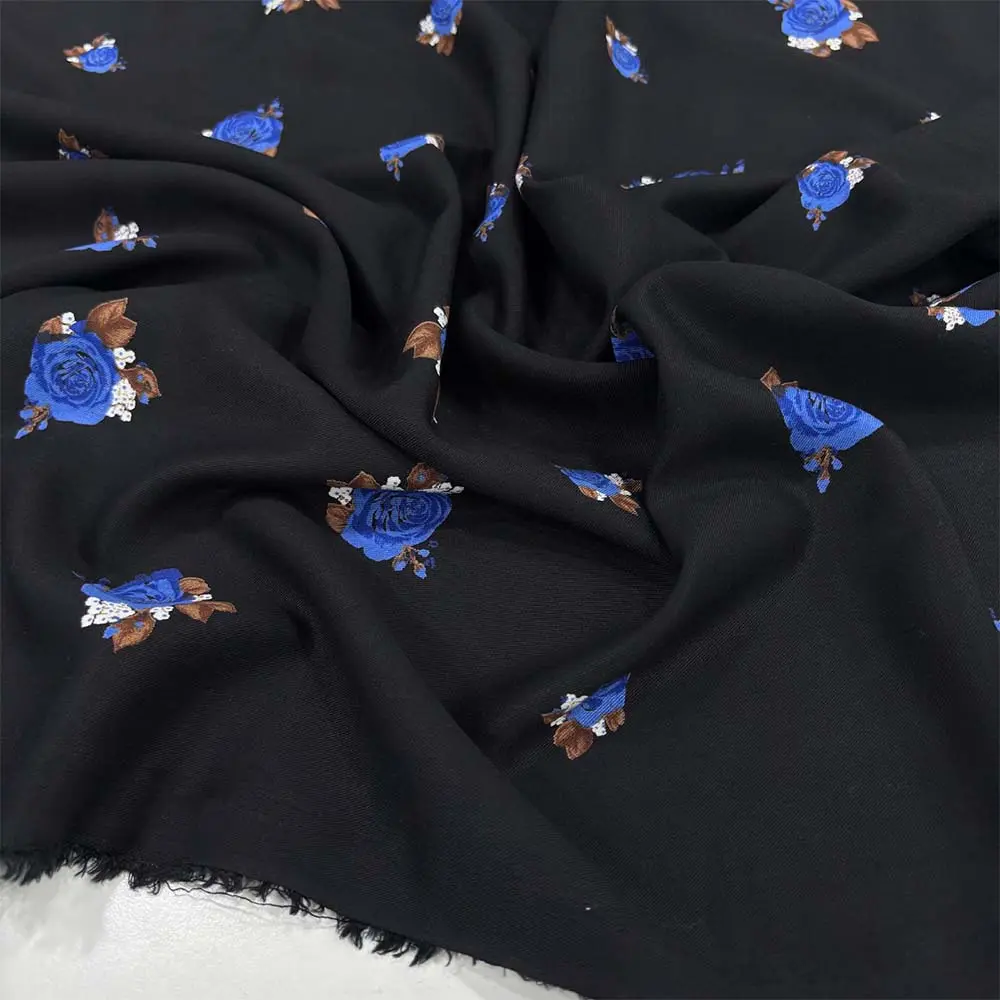 Desenli Belmando Viskon Kumaş