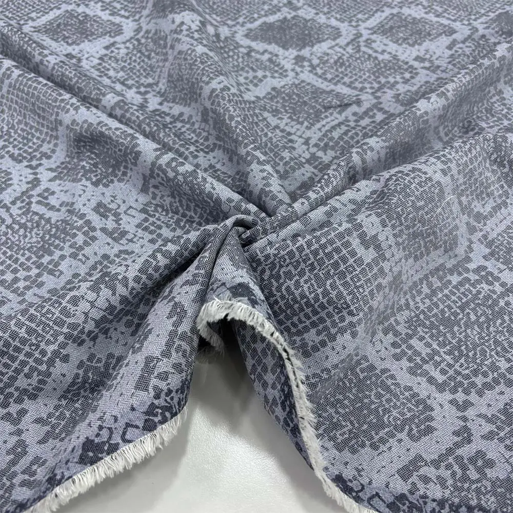 Desenli İnce Kot Kumaş