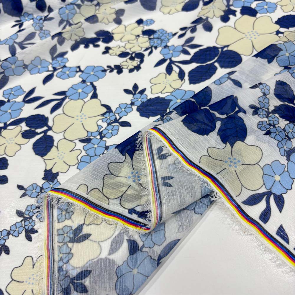 Desenli Şifon Kumaş